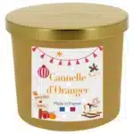 Verre PM or avec couvercle métal