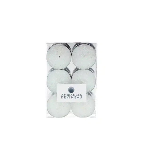 Bougie chauffe plat blanc x6 AMBIANCES DEVINEAU