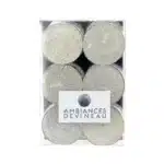 Bougie chauffe plat argent x6 AMBIANCE DEVINEAU