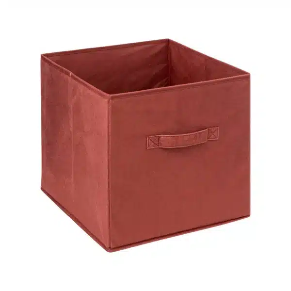 Panier Velours 31x31cm Mix N Modul Terre De Sienne - 5five