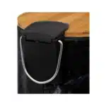 Poubelle Soft Close Métal 3l Lea Noir Effet Marbre - 5five – Image 4