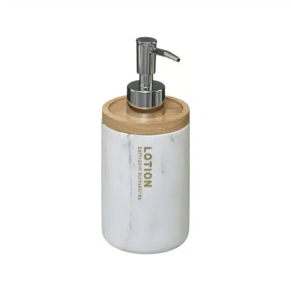 Distributeur À Savon 270ml Léa Blanc Effet Marbre - 5five