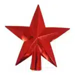 Cimier étoile de Noël Rouge 20cm CARREFOUR