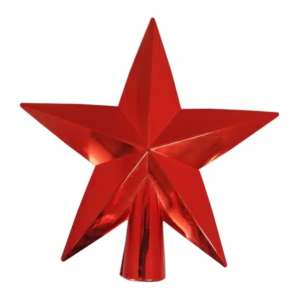 Cimier étoile de Noël Rouge 20cm CARREFOUR