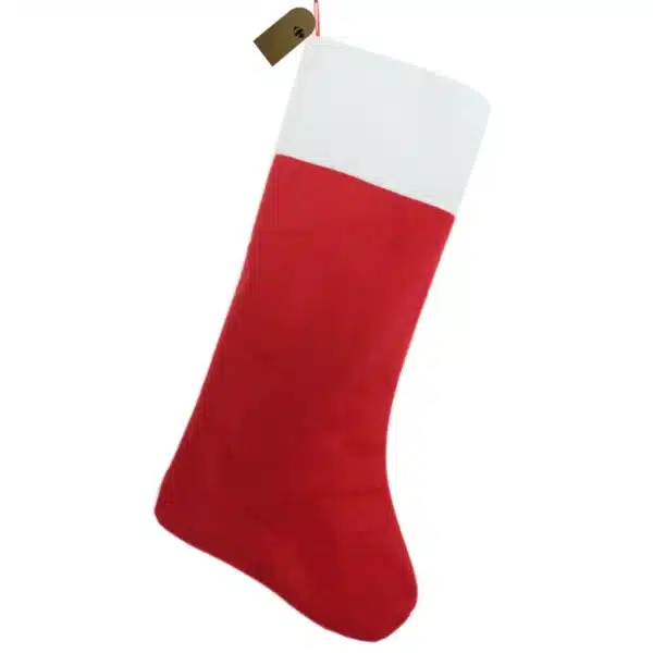 Chaussette de Noël Rouge 46cm CARREFOUR