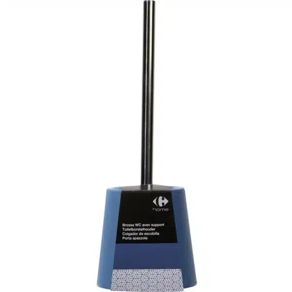 Brosse WC bleue avec support CARREFOUR HOME