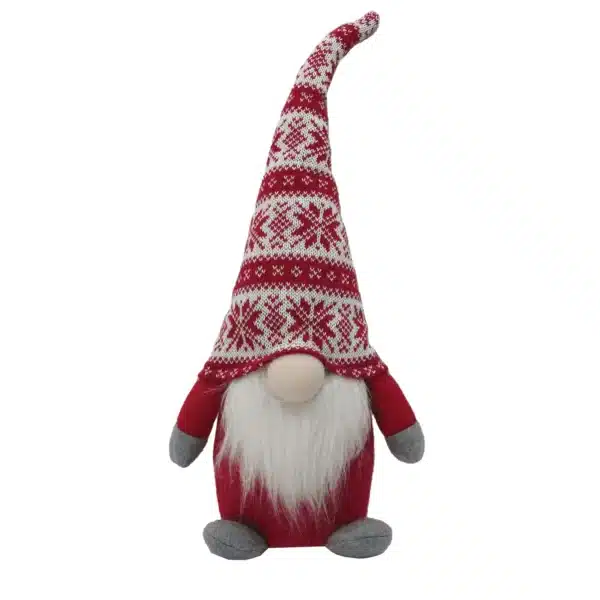 Gnome de Noël Rouge 40cm CARREFOUR