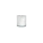 Verre mercurisé argent parfumé