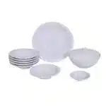 Service à couscous 10 pièces Blanc CARREFOUR HOME