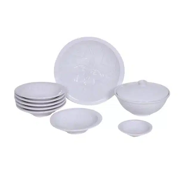 Service à couscous 10 pièces Blanc CARREFOUR HOME