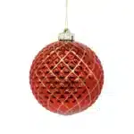 Boule 12 cm Rouge - CARREFOUR