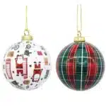 Boule à motifs 8 cm (modèle aléatoire) - CARREFOUR