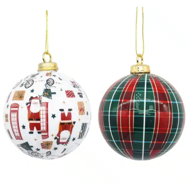 Boule à motifs 8 cm (modèle aléatoire) - CARREFOUR