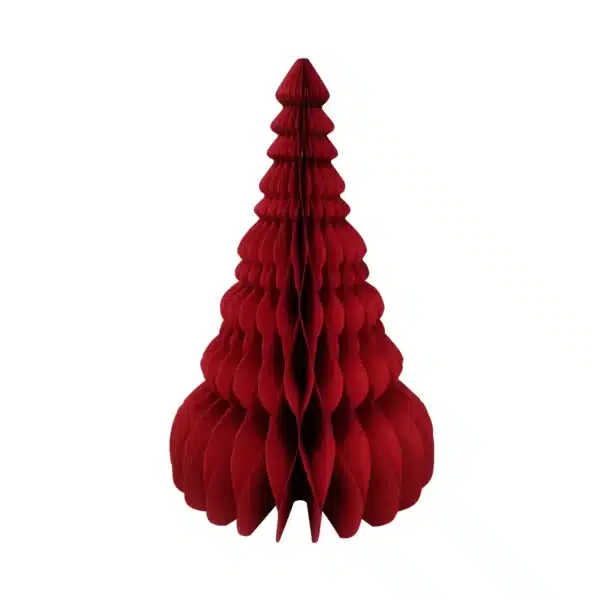 Sapin de Noël Rouge en Papier 35 cm CARREFOUR
