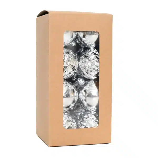 Coffret de boules 6cm Argenté - lot de 16 CARREFOUR