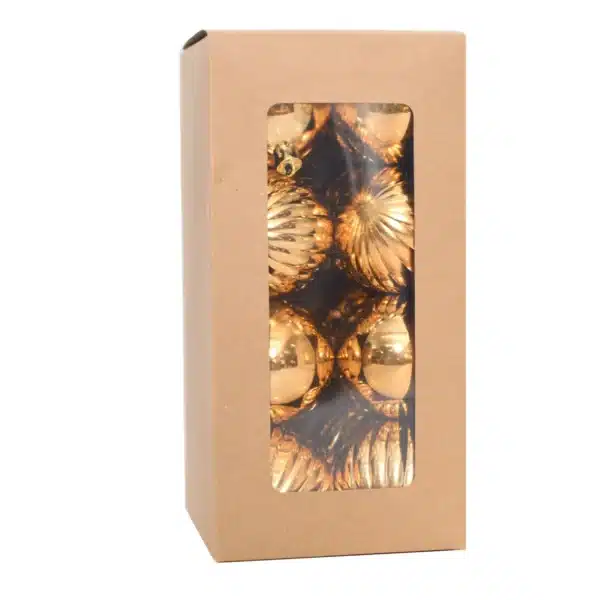 Coffret de boules 6cm Doré - lot de 16 CARREFOUR