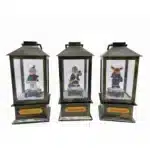 Lanterne de Noël Animée et Musicale 19cm - Modèle aléatoire