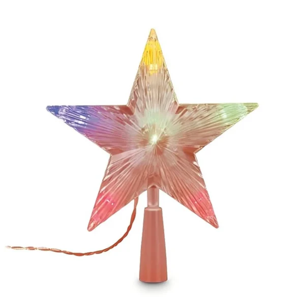 Cimier de Noël 6 LED étoile 20x17cm CARREFOUR