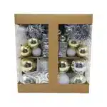 Coffret de décorations Doré et Argenté - CARREFOUR