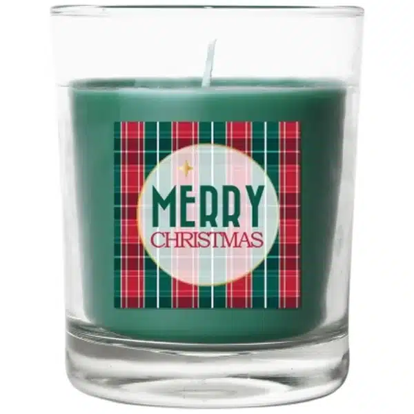 Bougie verre “Merry Christmas”