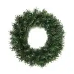 Couronne LED éclairée blanc chaud. diamètre 45cm. pvc CARREFOUR