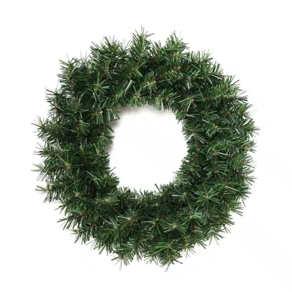 Couronne LED éclairée blanc chaud. diamètre 45cm. pvc CARREFOUR