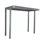 Tonnelle de Jardin Bioclimatique à Volet en Acier 262x150 m Gris HYBA