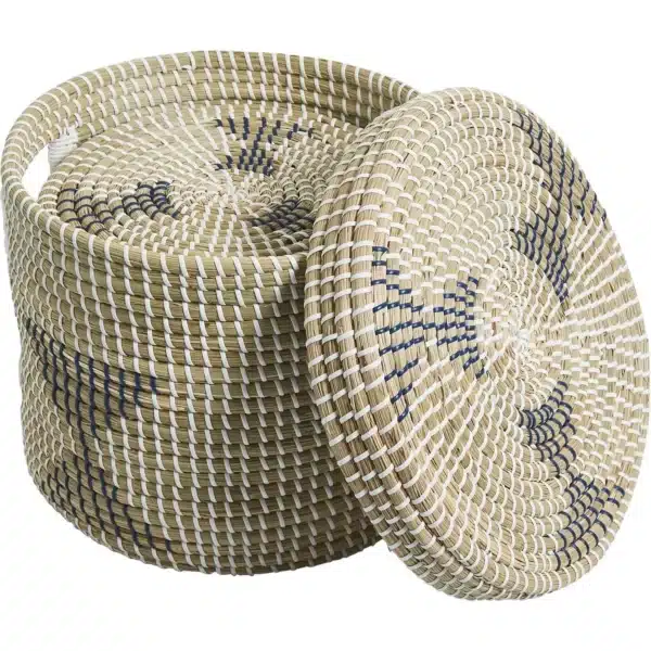 Panier rond en jonc de mer - taille S CARREFOUR