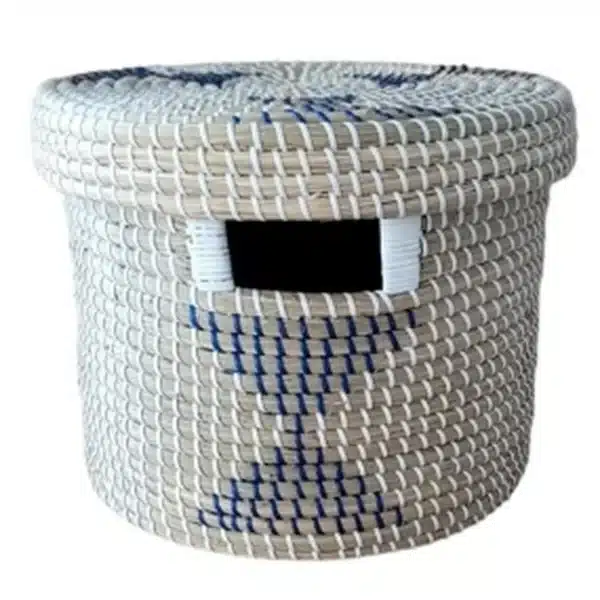 Panier rond en jonc de mer - taille M CARREFOUR