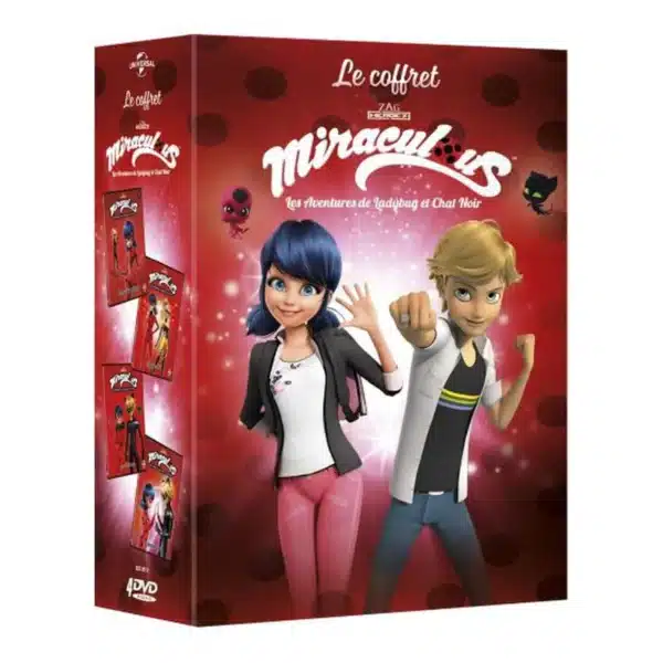 DVD coffret Miraculous 4 DVD (2021)