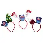 Serre-tête de Noël modèle aléatoire (cadeau. sapin. Père Noël) GOODMARK