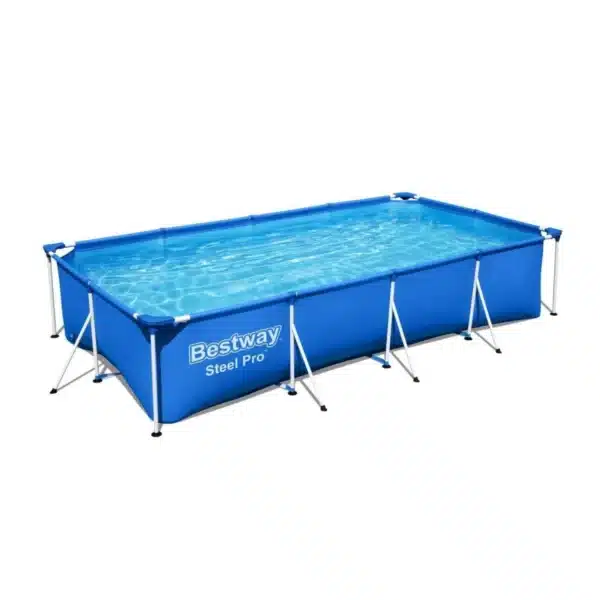 Piscine Tubulaire Rectangulaire 4x2,11m H81cm 56424 Steel Pro BESTWAY