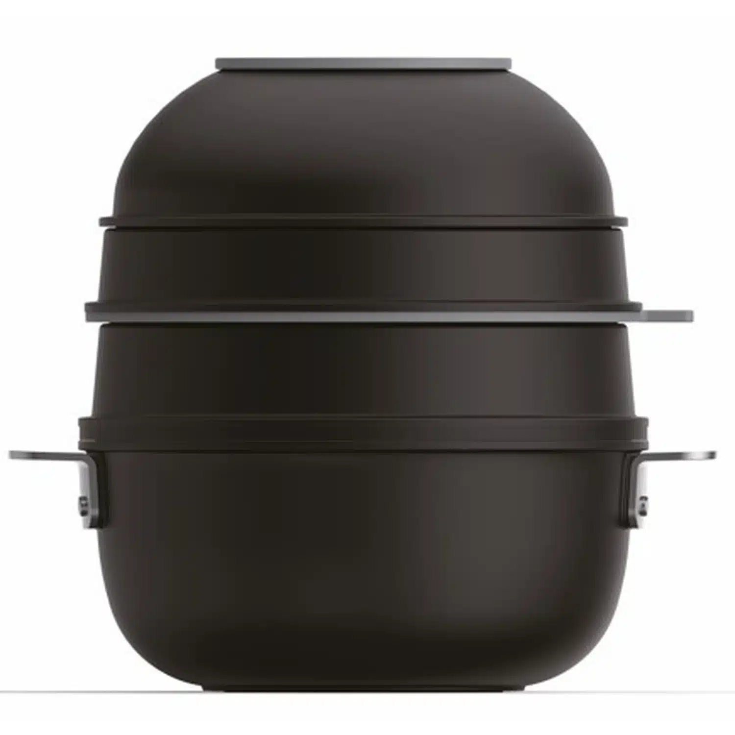6942423944056 Batterie de cuisine empilable Oeuf 10 pièces aluminium céramique Ceratech Noir tous feux - MASTERPRO – Image 1