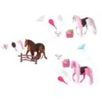 Cheval avec accessoires