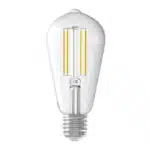 Calex Smart Tuya Wifi E27 Edison Filament 7W 806lm - 818-830 Variable Blanc | Dimmable - Équivalent 60W