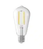 Calex Smart Tuya Wifi E27 Edison Filament 7W 806lm - 818-830 Variable Blanc | Dimmable - Équivalent 60W