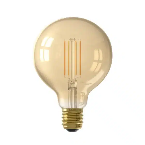 Ampoule connectée décorative SMART Globe Filament or 7W E27 1800–3000K CALEX