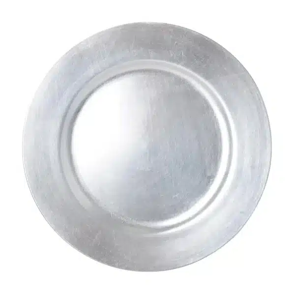 Assiette Hôtesse Argentée 33 cm – Générique