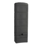Récupérateur d'eau de pluie DECO 300L Vertical Gris Anthracite – BELLI