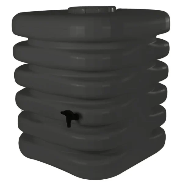 Récupérateur d'eau de pluie Cubique 1000L Gris Anthracite – BELLI