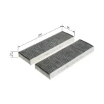 Filtre d'habitacle R5522 – BOSCH – Image 4