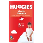 Couches jetables Little Movers taille 5 (11-25 kg) x42 - HUGGIES