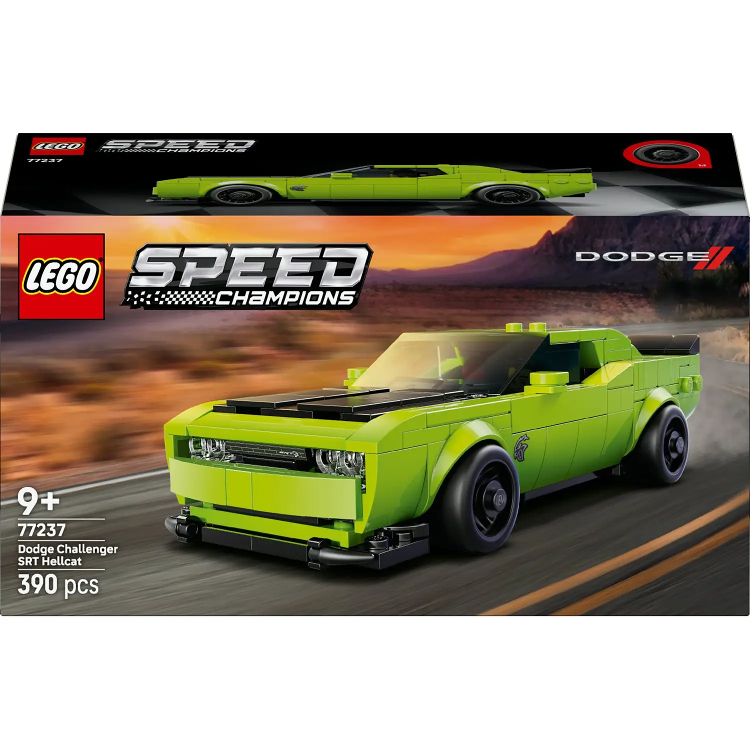 5702017816043 Voiture de Sport Speed Champions Dodge Challenger SRT Hellcat 77237 – LEGO – Image 1