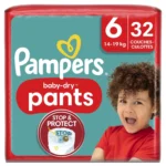 Couches-Culottes Baby-Dry Pants Taille 6 (14-19 kg) – PAMPERS