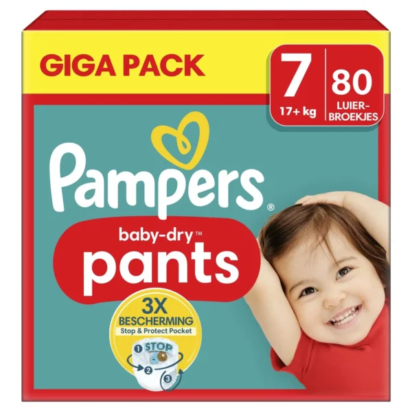 Couches-culottes Baby-Dry Pants Taille 7 (17 kg et +) – PAMPERS