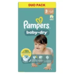 Couches Baby-Dry 6-10kg Taille 3 – PAMPERS – Image 4