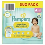 Couches Bébés Premium Protection 9-14kg Taille 4 – PAMPERS – Image 2