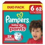 Couches Culottes Baby-Dry Pants Taille 6 (13-19 kg) – PAMPERS