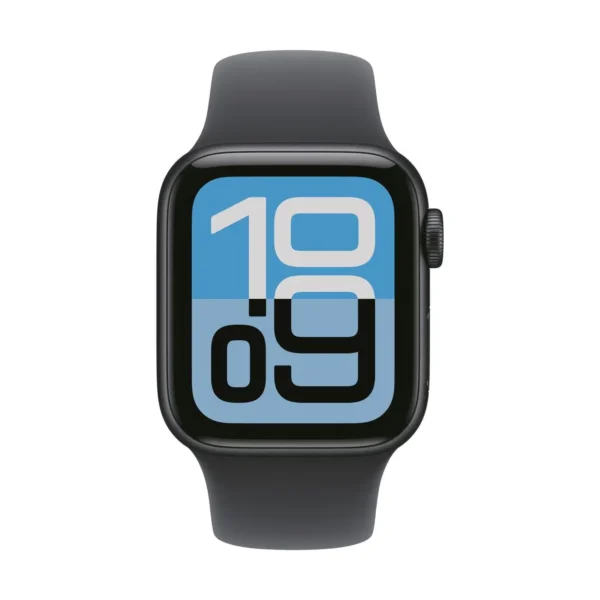 Montre connectée SE 3 GPS 40 mm boîtier noir / bracelet sport noir M/L – APPLE