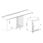Cave à vin de service CLE51 encastrable sous plan – CLIMADIFF – Image 3